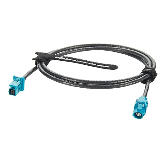Original Rosenberger H-MTD Female to TE MATEnet Female Automotive Ethernet Cable 1Gbps E6K10A-1BZZ5-Z to 2302510-9 Shielded Connector 100/1000BASE-T1 for ADAS Camera, ECU, IVI Networking(1M/3.28FT)