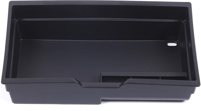 Car Center Console Storage Box Tray Compatible with Land Rover Range Rover Vogue 2023-2025 ABS Center Console Storage Box with Anti-Slip Mat Organizer
