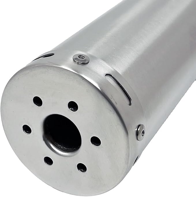 MYK Exhaust Muffler System for GY6 50cc/80cc 4 Stroke Scooters with a 10" Rear Rim