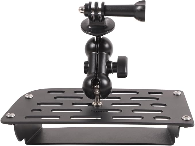 Car Center Console Dash Cam Mount Holder Compatible with Ford Maverick 2022 2023 2024, Auto Instrument Table Organizer Storage Tray Groove Panel Car Action Cameras Bracket for Video Record Accessories