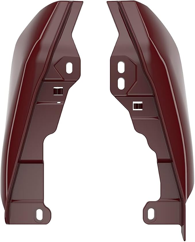 Advanblack 2024 RG Mid Frame Air Deflectors Compatible for Harley Touring Street Glide, Road King, Electra Glide, 2009-2025(Billiard Red)