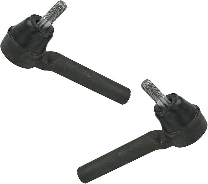 TRQ Outer Driver and Passenger Side Tie Rod Set 2 Piece Compatible with 08-16 Chrysler Town and Country 20 Chrysler Voyager 08-20 Dodge Grand Caravan 12-15 Ram C V 09-13 Volkswagen Routan
