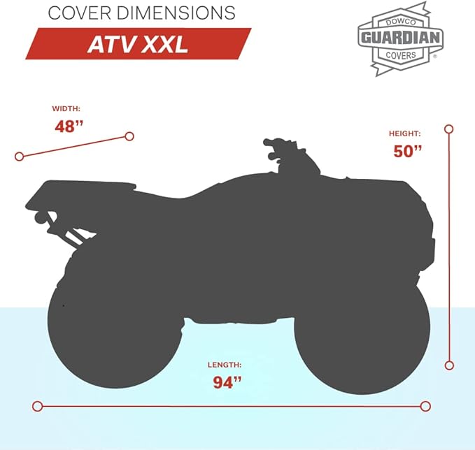 Dowco Guardian 26041-00 Indoor/Outdoor Water Resistant Reflective ATV Cover: Camo, XX-Large