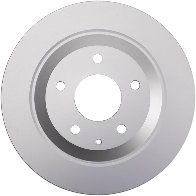 TRQ Rear Brake Rotor Set Solid G Coated Compatible with 2013-2024 Mazda CX-5 2020-2024 CX-30 2022-2023 MX-30 EV