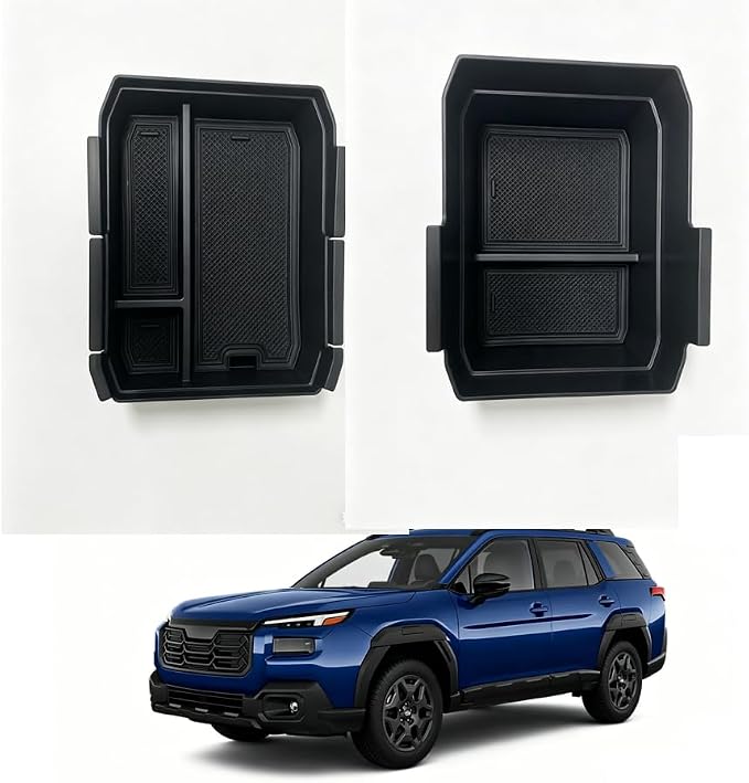 Center Console Organizer for 2026 Subaru Outback Console Armrest Tray (Double Layer) for 2026 Outback for 2026 Outback (Premium,Limited,Touring,Wilderness,Limited XT,Touring XT) Accessories