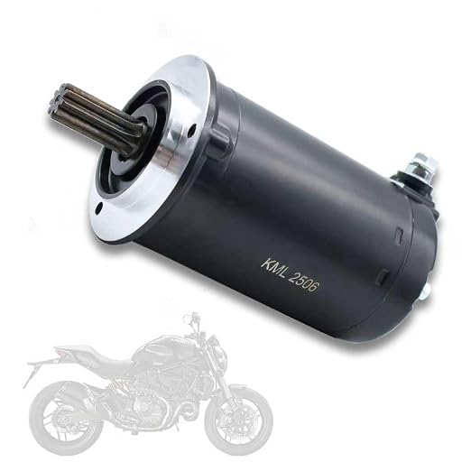 LOONGPART Starter Motor Compatible with Ducati Monster 821 Hypermotard 821 Multistrada 950 27040101A 27040106A 27040107A 27040104A 27040127A Fits Dark, Stealth, S, SW, Touring Models