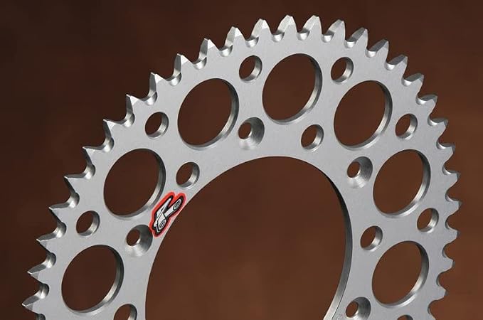 Renthal Rear Sprocket 46 Tooth Silver - Fits: Husaberg FC450 2004
