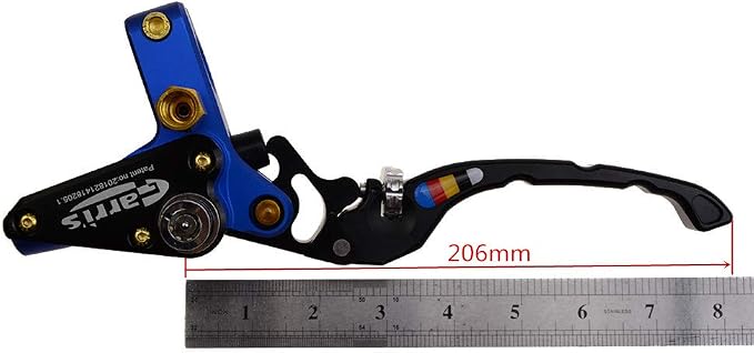 GOOFIT 22mm CNC Motorcycle Hydraulic Clutch Brake Pump Master Cylinder Lever Adjustable Universal for Motorcycle Pocket Dirt Bike ATV 125cc -250cc Vertical Off Road Scooter White