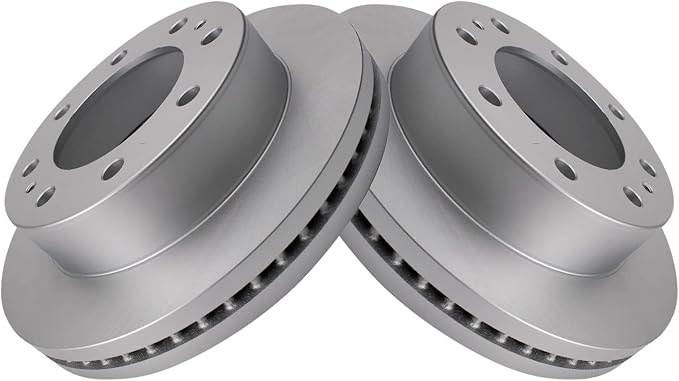 TRQ Front Brake Rotor Set Compatible with 99-20 Chevrolet GMC 03-09 Hummer