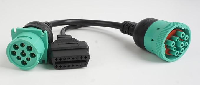 J1939 Male to J1939 Female and OBD2 Splitter Cable (5pcs)