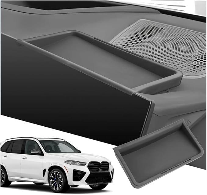 SXCY for 2024 2025 2026 BMW X5/X6/X7 Dashboard Tray [14.9 In All-one Touch Screen Only] for BMW X5 2024-2026 Accessories for 2025 2026 BM W X5 Console Organizer 2024 2026 X5 Dash Screen Back Organizer