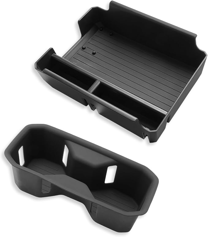 for Outlander Center Console Organizer 2025 Outlander Accessories 2 Pcs Set with Center Console Organizer + Silicone Cup Holder Durable [NOT for 2025 Outlander PHEV&Sport]