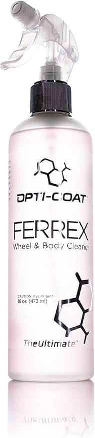 OPTI-COAT – FerreX Plus – Dissolve & Remove Ferrous Oxides, Brake Dust, & Fallout from Painted Surfaces; Works on Tar & Wax; Easy to Use (16 Fl. Oz.)
