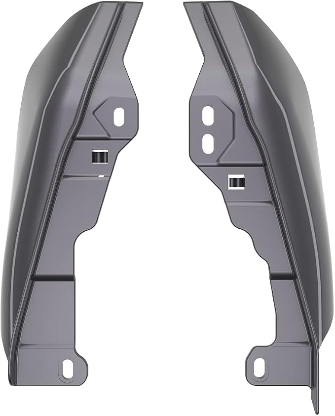 Advanblack 2024 RG Mid Frame Air Deflectors Compatible for Harley Touring Street Glide, Road King, Electra Glide, 2009-2025(Smoke Gray)