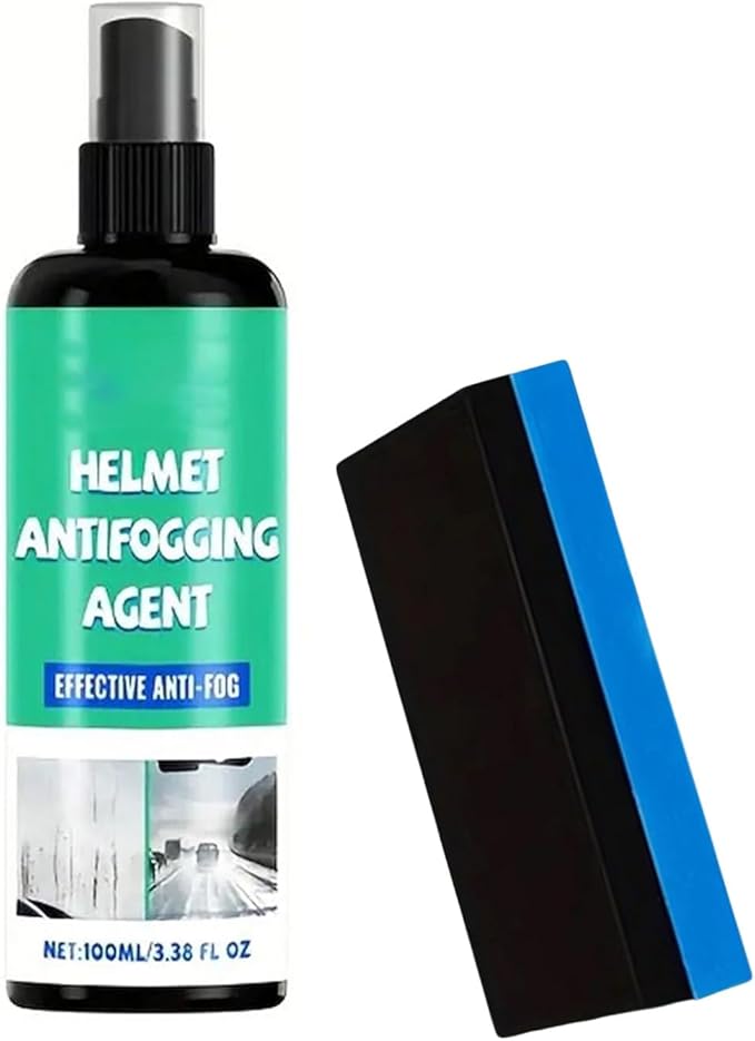 100ml Anti Fog Cleaner Sprays for Motorcycle Visors Prevents Buildup and Scratches Ensuring Clear