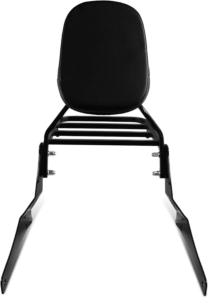 Sissy Bar & Luggage Rack for Suzuki Volusia VL800(Black) | 2001-2011 Passenger Backrest