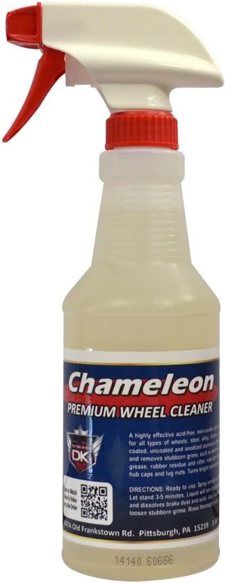 Detail King Chameleon Car Rim & Wheel Cleaner Spray for All Wheels (Aluminum, Chrome, and More) | Scrub-Less - pH Balanced - Acid Free - 16 oz