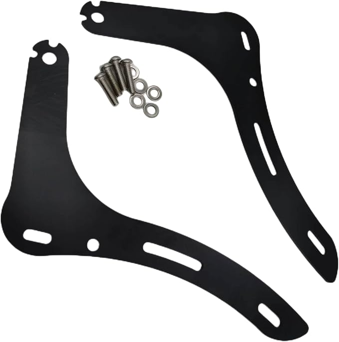 Adjustable Driver/Passenger Seat Backrest Component:Fixed Mounts For Honda Rabel 300 500 (Rabel 300/500 Matt Black)