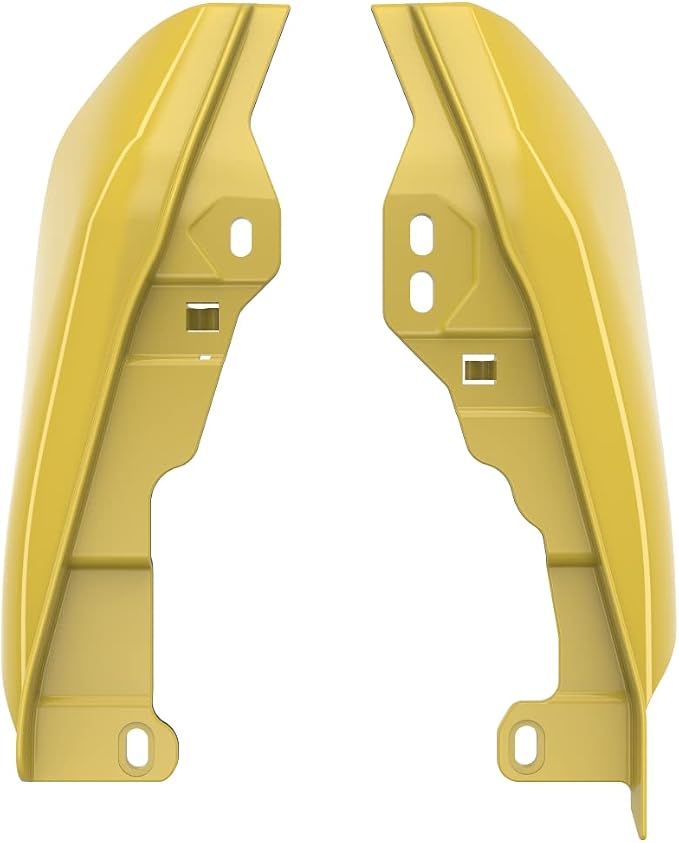 Advanblack 2024 RG Mid Frame Air Deflectors Compatible for Harley Touring Street Glide, Road King, Electra Glide, 2009-2025(Industrial Yellow)