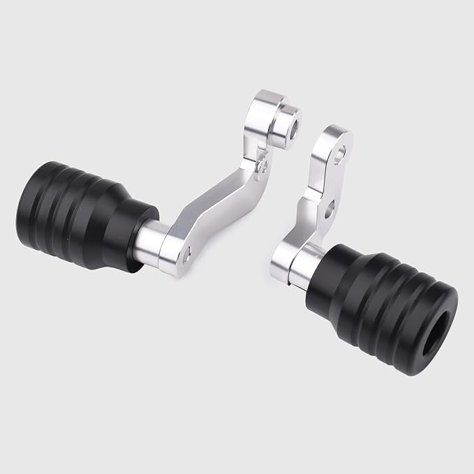 Motorcycle Frame Sliders Guard Crash Engine Fairing Falling Protector compatible with Ninja ZX-6R ZX6R ZX636 2024 (Silver)
