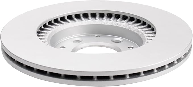 TRQ Front Brake Rotor Set G Coated Vented Compatible with 2006-2015 Mazda MX-5 Miata