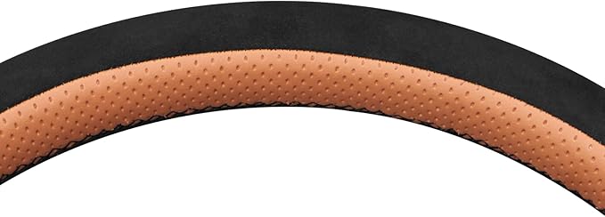 MEWANT Hand Stitch Steering Wheel Cover for Toyota Land Cruiser 2024-2026, Custom Fit DIY Wrap Interior Accessories