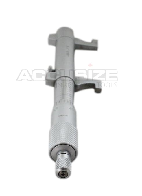 Accusize Industrial Tools 3-4'' by 0.001'' Inside Micrometer in Fitted Case, Satin Chrome Finished, Eg00-3224 | Range: 3-4", Graduation: 0.001", Accuracy: 0.00028", Resolution: 0.0001", Satin Chrome Finish