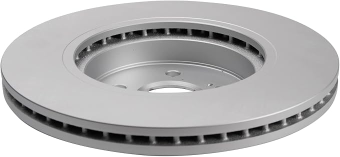 TRQ Front Brake Rotor Set G Coated Vented Compatible with 2018-2023 Subaru Crosstrek 2017-2023 Impreza
