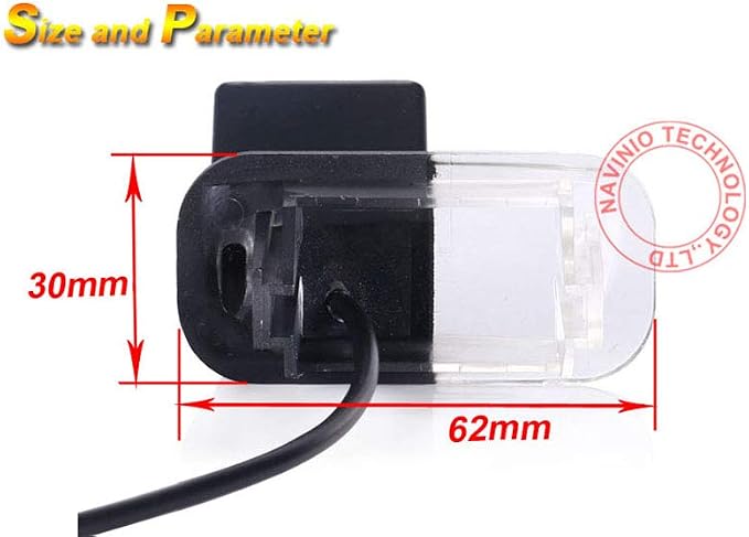 HD Waterproof Car Rear View Backup Camera Vehicle-Specific License Plate Light Reverse Camera, Parking Safety Assistant System Night Vision, for Mercedes B200 A /W169 B Klasse Class T245 CAR