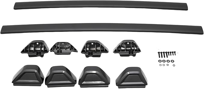 Roof Rack Cross Bars for 2023 2024 2025 2026 Toyota BZ4X BZ/Subaru Solterra with Roof Rails, Aluminum Crossbar Luggage Rack for Rooftop Cargo Carrier Bag Kayak Canoe Bike Snowboard Skiboard