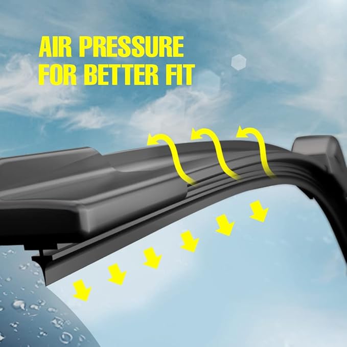 24"+19" Windshield Wiper Blades Replacement For VW Volkswagen Passat 2010-2006 Jetta 2010-2007 Eos 2016-2006 Golf 5 Golf 6,Automotive Replacement Windshield Wiper Blades For My Car-Top Lock 19mm