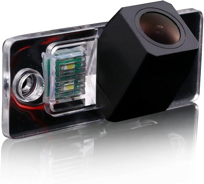 1280p Super Pro Waterproof Backup Camera Color Car Rear View Camera 170 Degree Viewing Angle License Plate with Night Vision for VW Porsche Cayenne Bora Skoda Scirocco Fabia Golf Polo