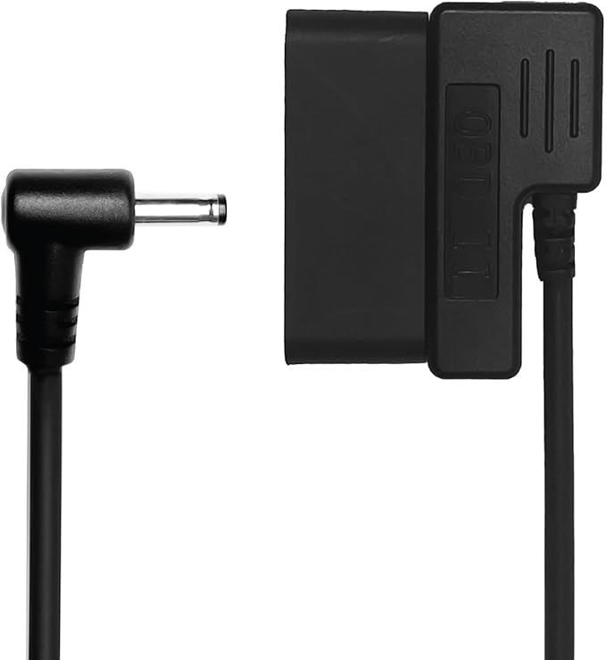 OBDII to Barrel Connector Power Cord with for Cobra Radar Detectors, Compatible with Cobra RAD350 380 450 480i 700i for Windshield or Mirror Mount Applications