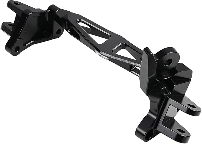 Foot Peg Bracket with Support Brace for Surron Ultra Bee,CNC 6061 Aluminum Foot Rest Pedal & Support Rod for Sur Ron Ultra Bee/Surron Ultrabee Black