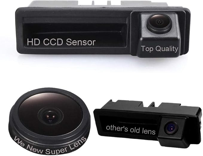 18mm Super Starlight pro Trunk Handle Vehicle-Specific Camera Integrated into Case Handle Rear View Camera for Audi A4 S4 A6 A6L C6 Avant B7 8E 8H Cabrio A3 8P Baujahr Kombi Limo S3 Cabriolet S6 S8