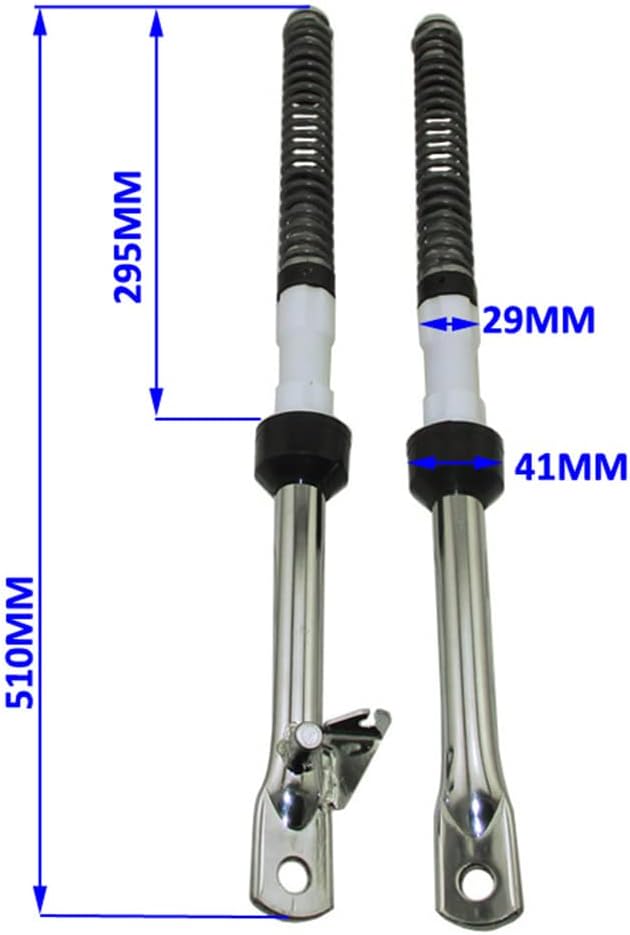 DJ-Motor Front Forks Legs Bottoms Springs Bushings & Boot Set For Z50R 1979-1999 Z50 Monkey Bike