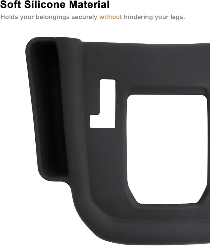 2025 Forester Center Console Organizer - For 2025 Subaru Forester(Premium/Sport/Limited/Touring) & Forester Hybrid Center Console Silicone Storage Tray For 2025 Forester/Hybrid Accessories(Black)