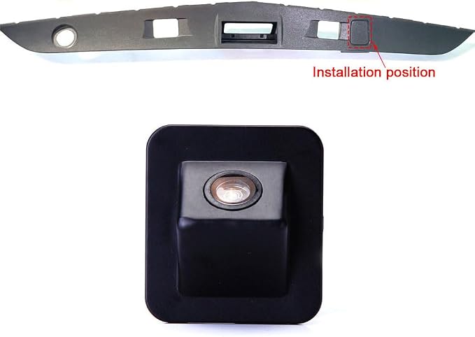 HD Waterproof Car Handle Pre-Hole Reversing Reverse Backup Camera,Parking Safety Assistant System,Replacement for Mercedes CL Klasse C216,E klasse W212/W207;GLK/GLC Klasse X204 GLK300;S klasse W221