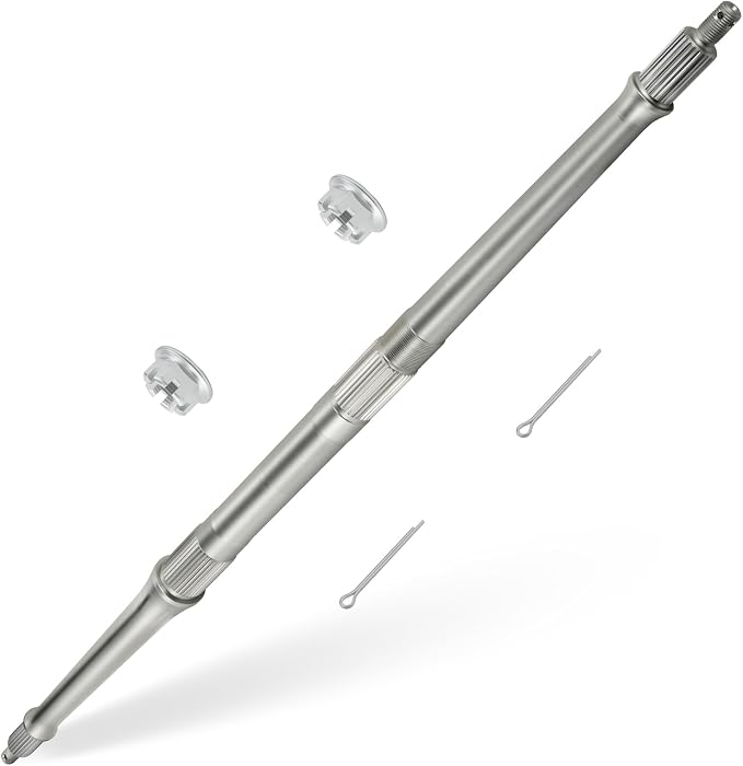Rear Axle Shaft With Nuts For Yamaha Tri-Z YTZ250 1985-1986 Banshee 350 YFZ350 1987 1989-2006 38W-25381-10-00 38W-25381-02-00
