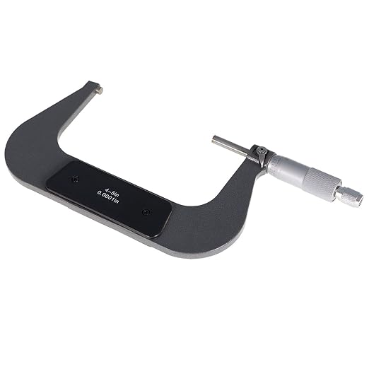 marddpair Micrometer 4-5 Inch 0.0001 Inch Precision Outside Micrometer Carbide Tipped