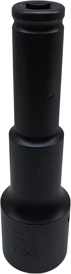 4-Point Square Impact Socket,1/2 drive， 4 in 1 Coaxial Spring Loaded Socket: 3/4", 13/16", 1", 1-1/8", Heat Treated Cr-Mo Alloy Steel