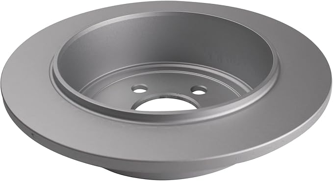 TRQ Rear Brake Rotor Set G Coated Solid Compatible with 2007-2011 Dodge Nitro 2008-2012 Jeep Liberty