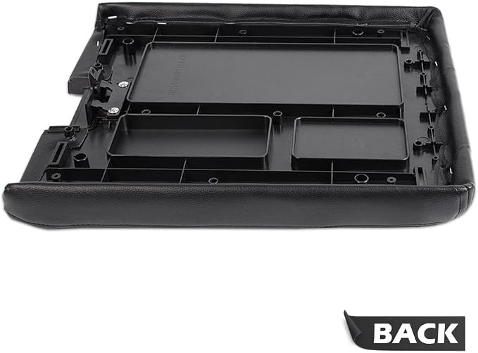 ANDPLAY Center Console Lid with Latch Compatible with 2007-2013 Chevy Suburban 1500 & Suburban 2500 Fit 2007-2013 Yukon,Yukon XL 1500,Yukon XL 2500 Black