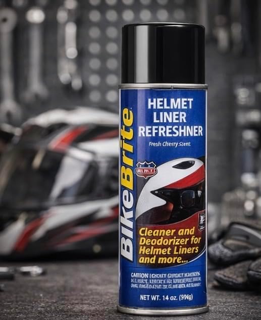 Bike Brite MC19000 Cleaner/Deodorizer, 14 fl. oz. (for Helmet Liners)