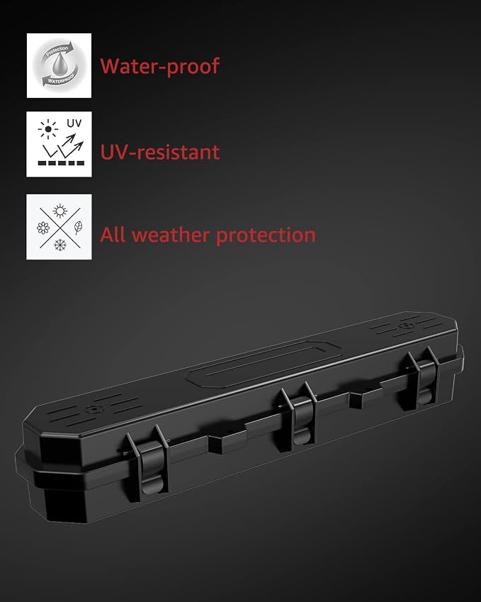 UTV Case for Belts, A & UTV PRO UTV Tool Kit Storage Box Rear Roll Cage Organizer Accessories for Polaris RZR