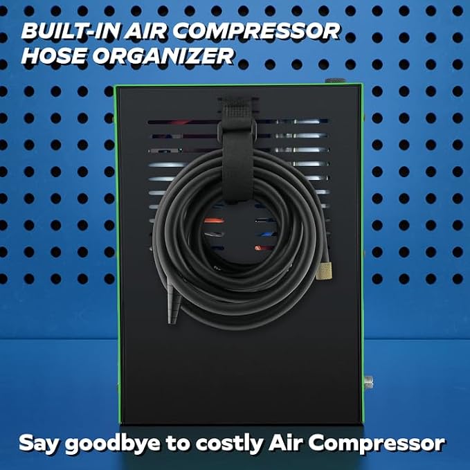 *2025 Upgrade Model* Automotive High Volume Smoke Machine Smoke Fluid - EVAP Leak Detector w/Built-in Air Compressor - Model 3000 – EVAP Vacuum Exhaust Smoke Detector Tools Kit - Green