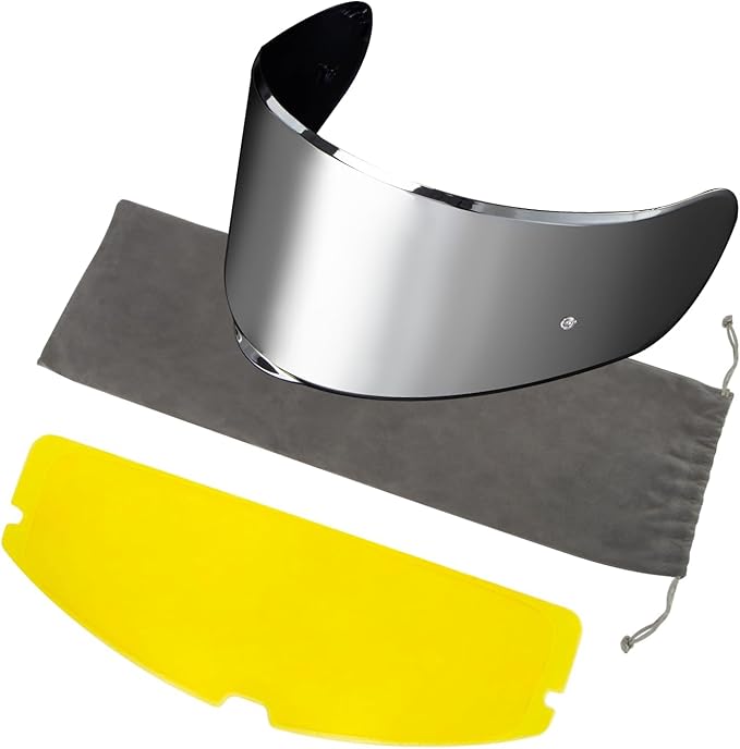 Sedici Strada 2 Visor Strada 3 Face Shield Motorcycle Helmet visor for Sedici Strada 2 Strada 3 FF801 FF397, Deep Silver Visor