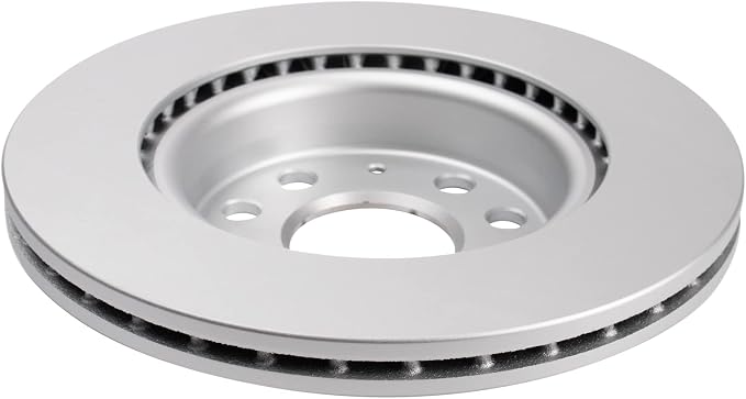 TRQ Front Brake Rotor Set G Coated Vented Compatible with 2011 Audi A3 2011 A3 Quattro 2011-2015 Volkswagen Jetta 2013 Volkswagen GTI