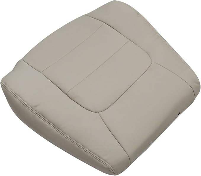 SecosAutoparts Ivory Tan Front Driver side Bottom & Driver side Top Microfiber Leather Replacement Seat Cover Compatible with Lexus LX 470 4x4 AWD 4WD 1998 1999 2000 2001 2002 2003 2004 2005 2006 2007