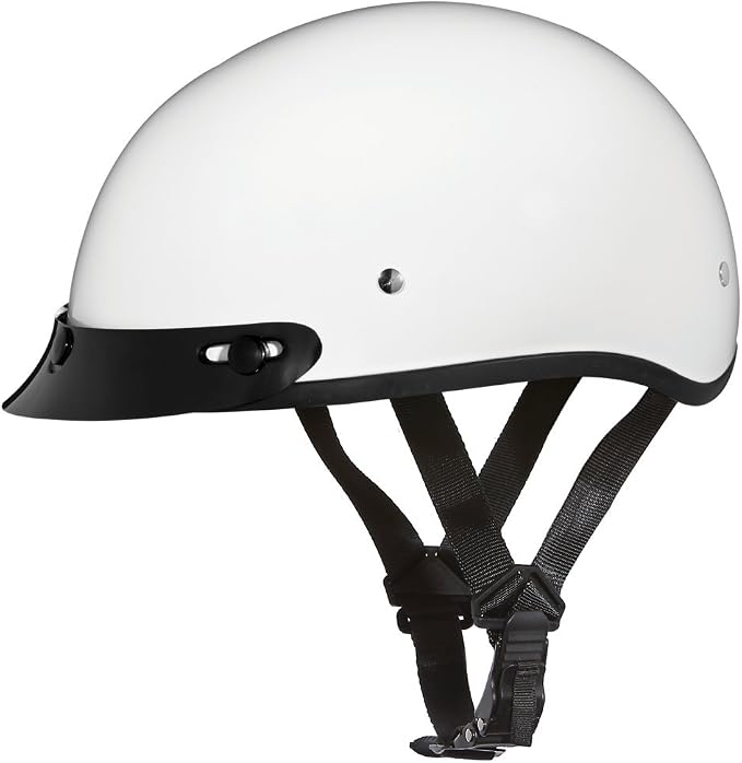 Motorcycle Helmet Half Skull Cap - Lightweight & Stylish DOT Approved Helmets for Adults - Perfect for Men and Women Riders - Comfortable & Secure Fit- Stylish Protection for Everyday Riding